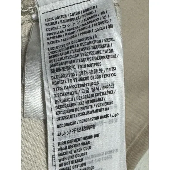 Abercrombie & Fitch Men 34x32 Tan Button Fly Slim Straight Leg Jeans Casual - Picture 7 of 10